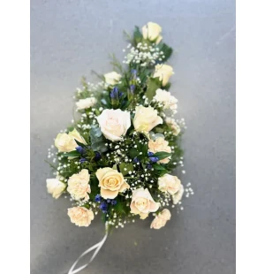 Samppanjanvärinen hautavihko  kuva