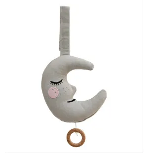 Musikmobil grå måne  image