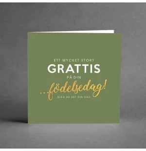 GRANDE Collection - Födelsedagen grön image