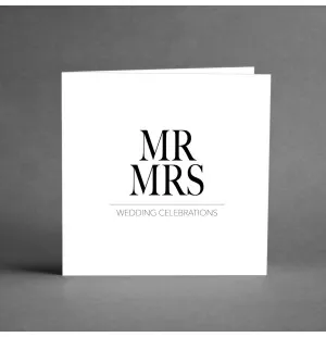 Kort "Mr & Mrs" image
