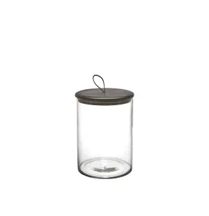 Kuta glasburk L svart lock image