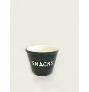 Snacks skål svart image