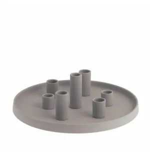 Ljusstake Lingsberg ljusgrå image