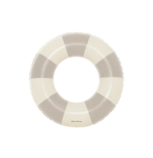 Badring randig greige/vit image