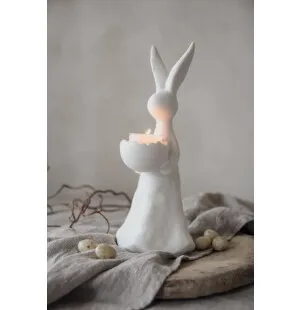 Påskhare med värmeljus image