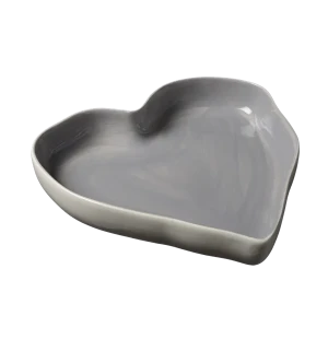 Pajform Hjärta grå image
