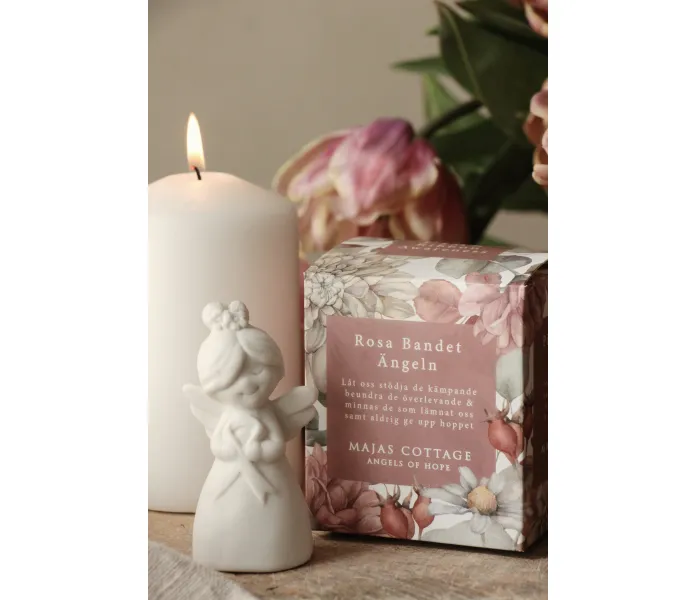 GAVO ANGEL ROSA BANDET TEXT MAJAS COTTAGE kuva