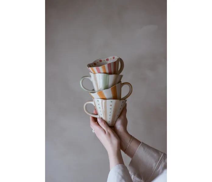 FEELGOOD MUGG DOTS STRIPES EXTRA kuva