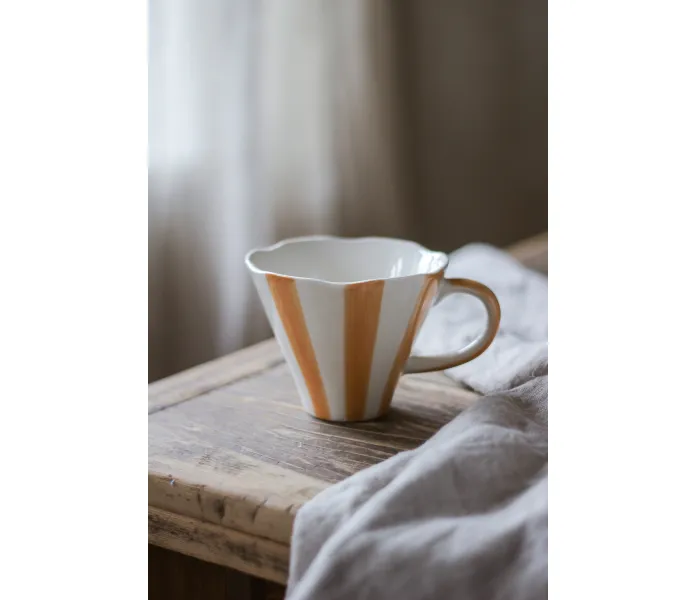 FEELGOOD OCKRA STRIPES MUGG EXTRA image