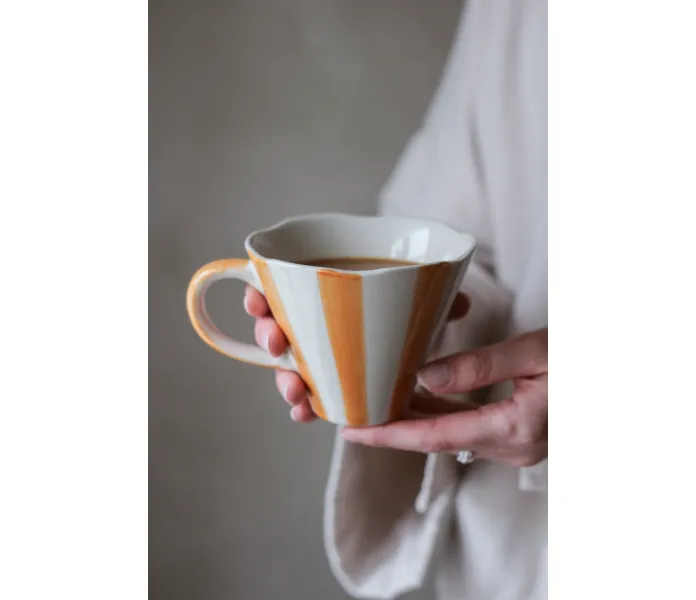 FEELGOOD OCKRA STRIPES MUGG image