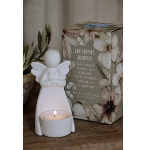 Majan Ystävyyden Enkeli– Tuikkukynttilän pidike lahjapakkauksessa kuva