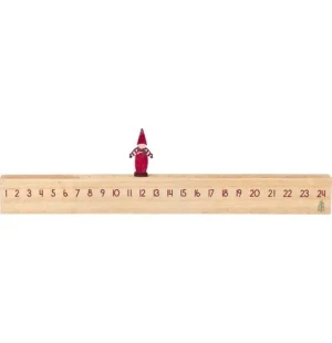 Adventskalender 1-24 i trä image