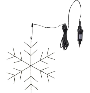 Niva snöflingadekoration svart  image