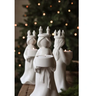 Majas Lucia – värmeljushållare i matt keramik kuva