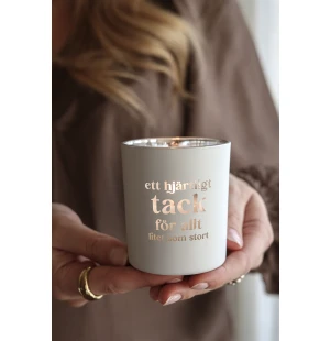 Lyhty ”Sydämellinen kiitos” kuva