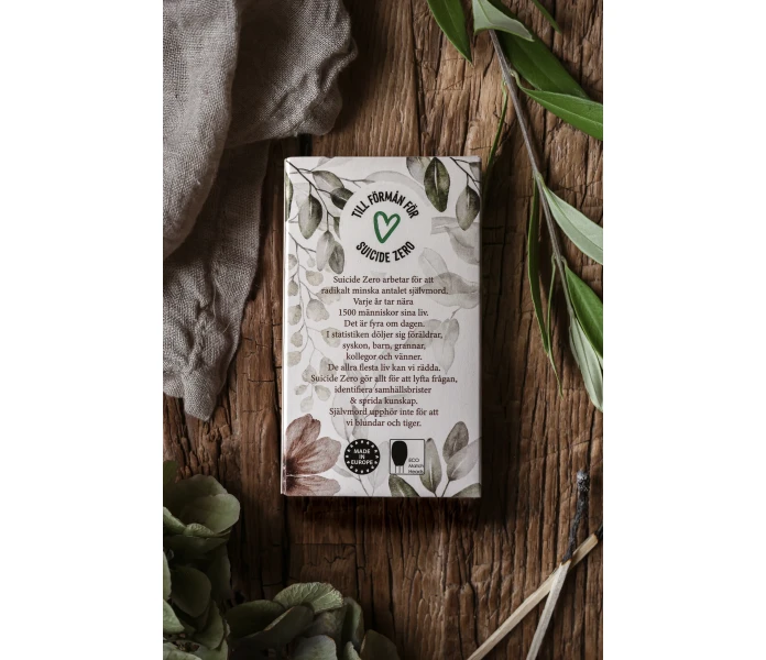 tandsticksask allt har sin tid majas cottage suicide zero baksida kuva