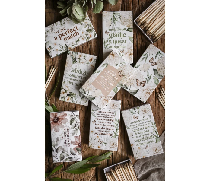 tandsticksask samling majas cottage extra kuva