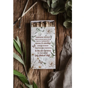 Tulitikkuaski tekstillä  kuva