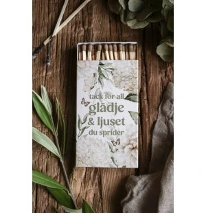 Tulitikkuaski tekstillä  kuva