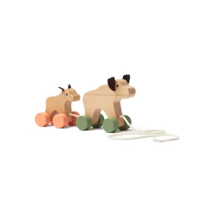 Dragdjur älgfamilj image