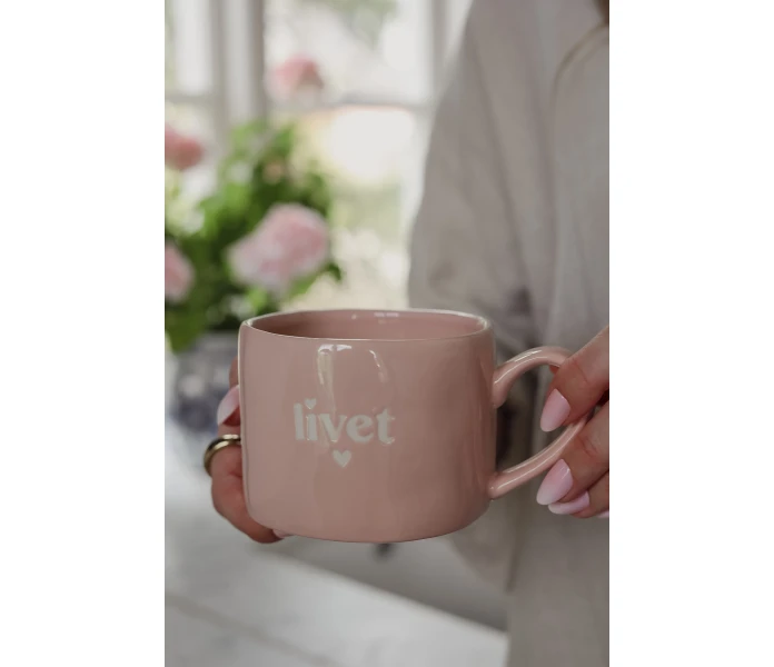 feelgood mugg livet narbild majas cottage kuva