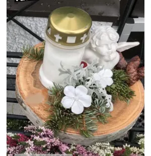 Kynttiläkoriste haudalle kuva