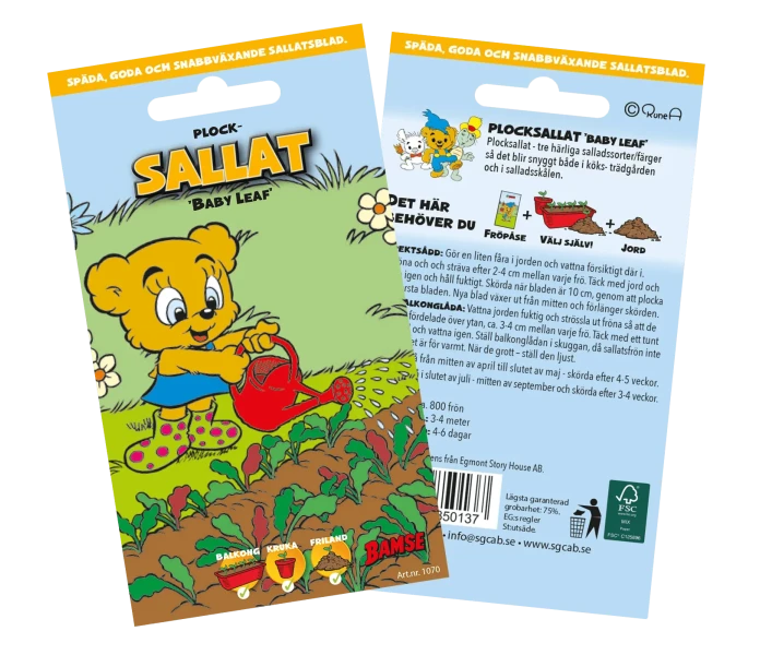 Plocksallat Baby leaf kuva